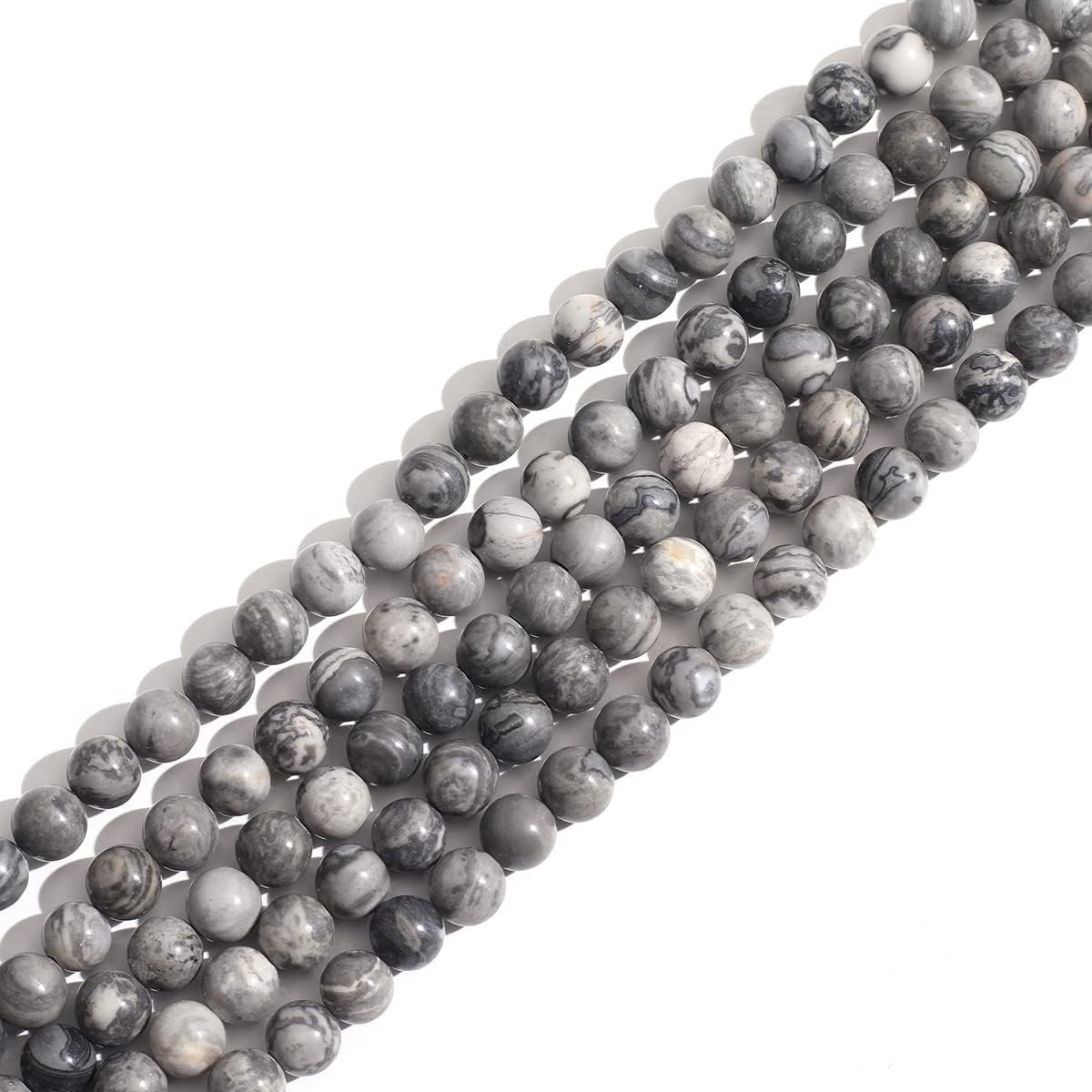 8 mm natuursteen, kaartsteen, ronde kristallen, energiestenen, kralen, losse edelstenen, voor zelf sieraden te maken, gladde kralen, geschikt voor armbanden, kettingen en oorbellen