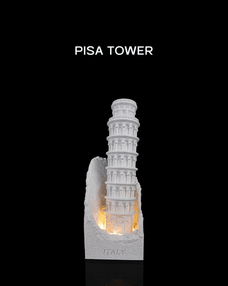Pisa Tower - Architectuur decoratiemodel - Landmark interieurdecoratie - woonaccessoire, beeldje, display model, bureau decoratie
