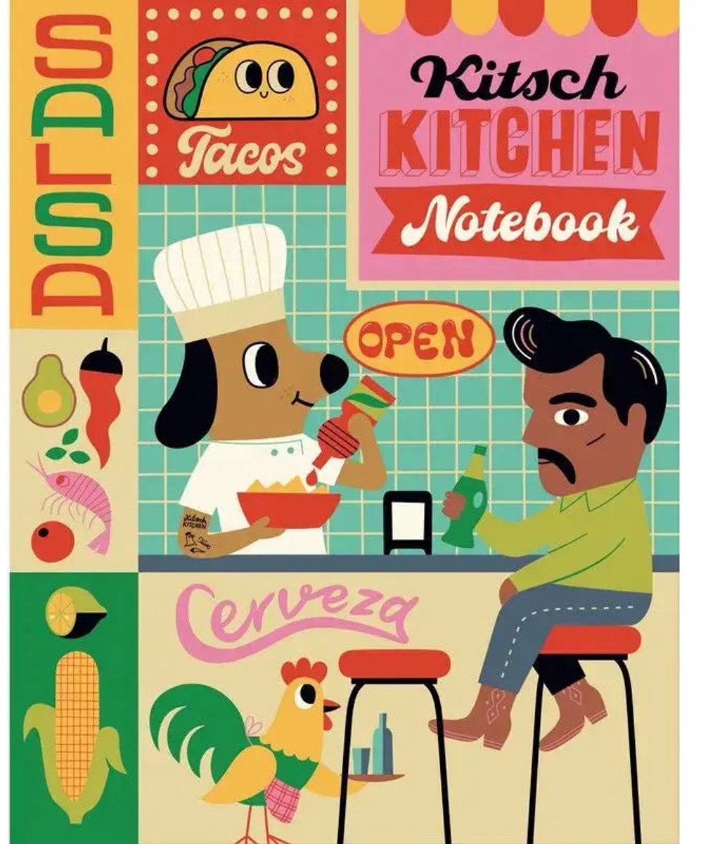 Kitsch Kitchen Notitieboek El Restaurante