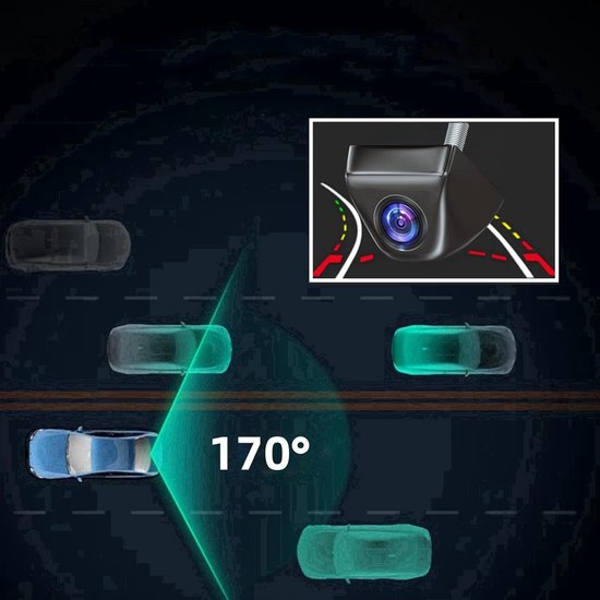 1080P AHD Achteruitrijcamera - 360°+45° Verstelbare Achteruitrijcamera - Universele Camera's Voor Auto's/Vrachtwagens/Suv's/Busjes — afbeelding 4