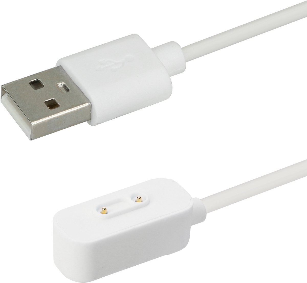 kwmobile USB-oplaadkabel geschikt voor Xplora X5 / X5 Play / X4 - Kabel voor smartwatch - wit