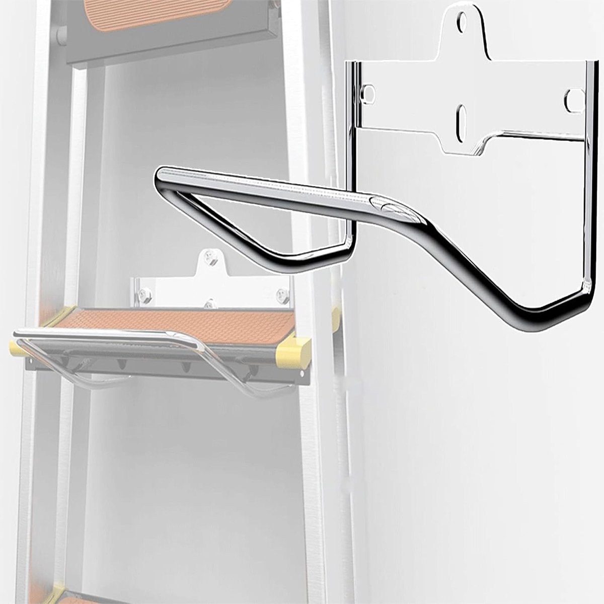 Wandbeugel, Garage Ladder Hanger voor Thuis, Wand Mount Haken, Verdikte Roestvrij Staal, Home Garden Organizer, Multifunctionele Garage Opslag, Heavy Duty Garage Haken, 20x19x10cm