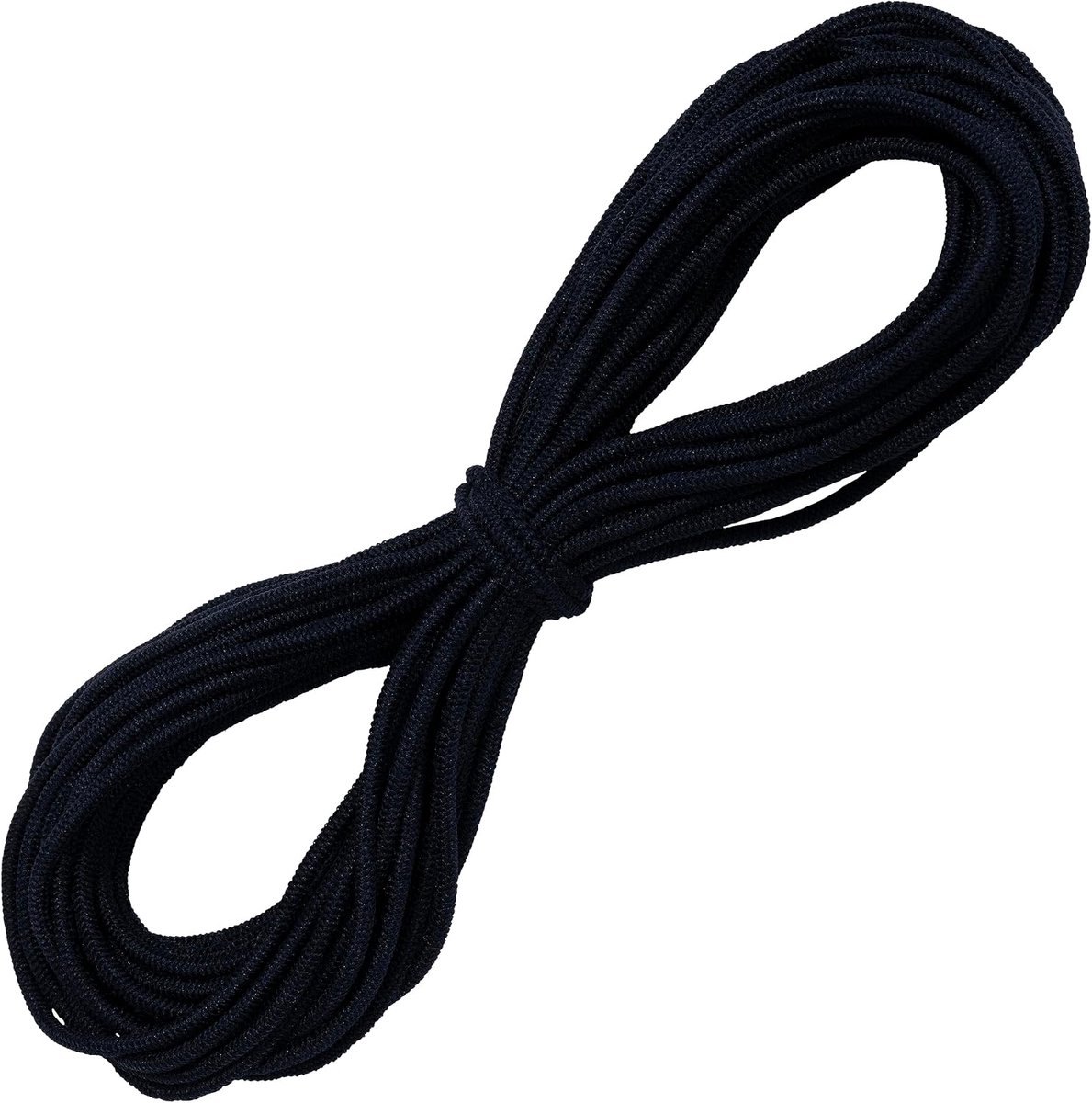 Elastische band rond 10 m - diameter 3 mm - kleur donkerblauw