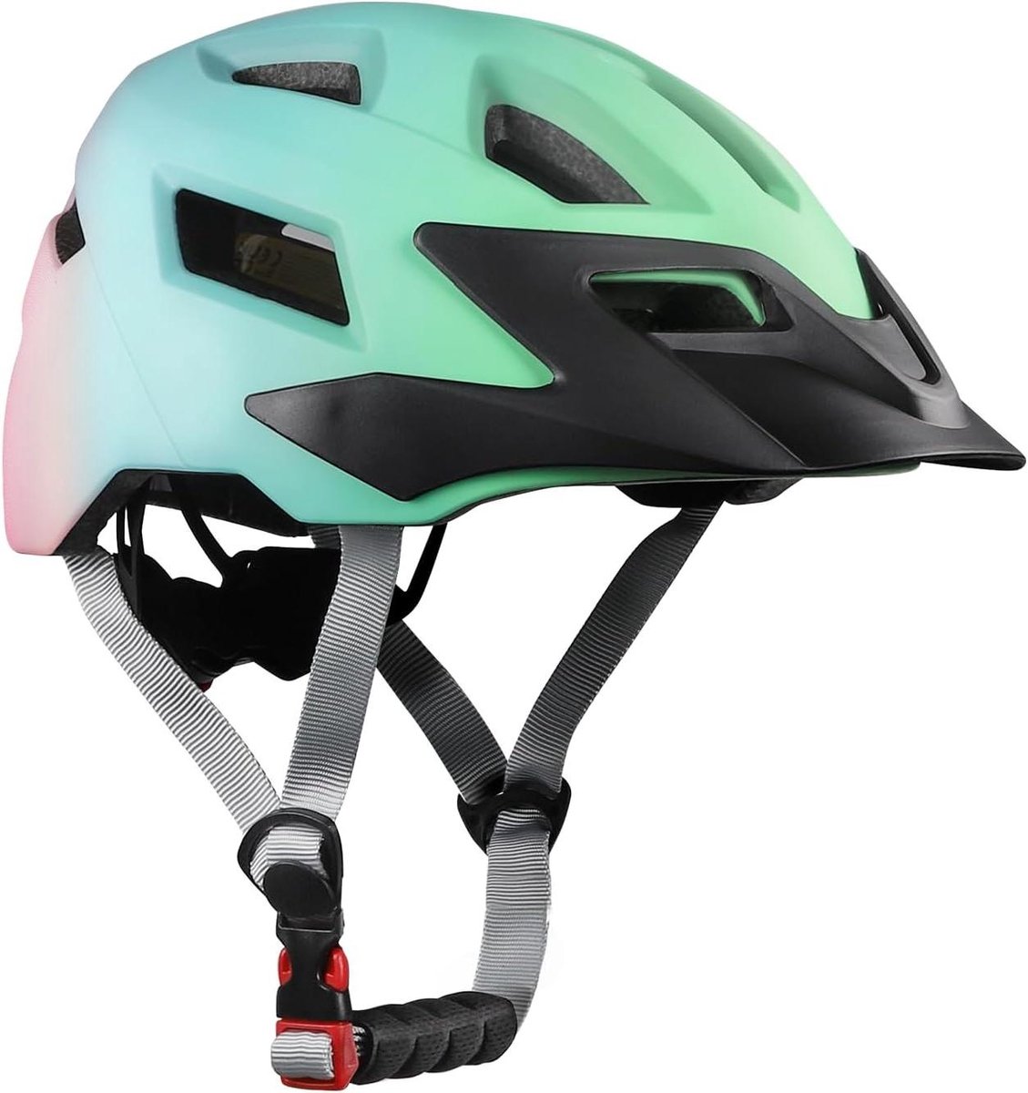 Kinderfietshelm - Sporthelm jeugd - Veilig sporten - Verstelbaar en licht - 52-56 cm - Donkerblauw