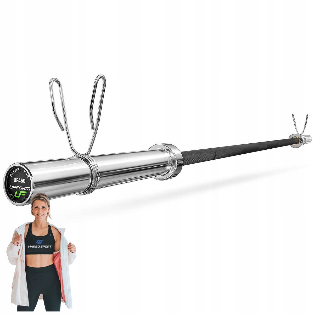 UpForm - Olympische halterstang UF450 - 220 cm - 50 mm - max. 450 kg