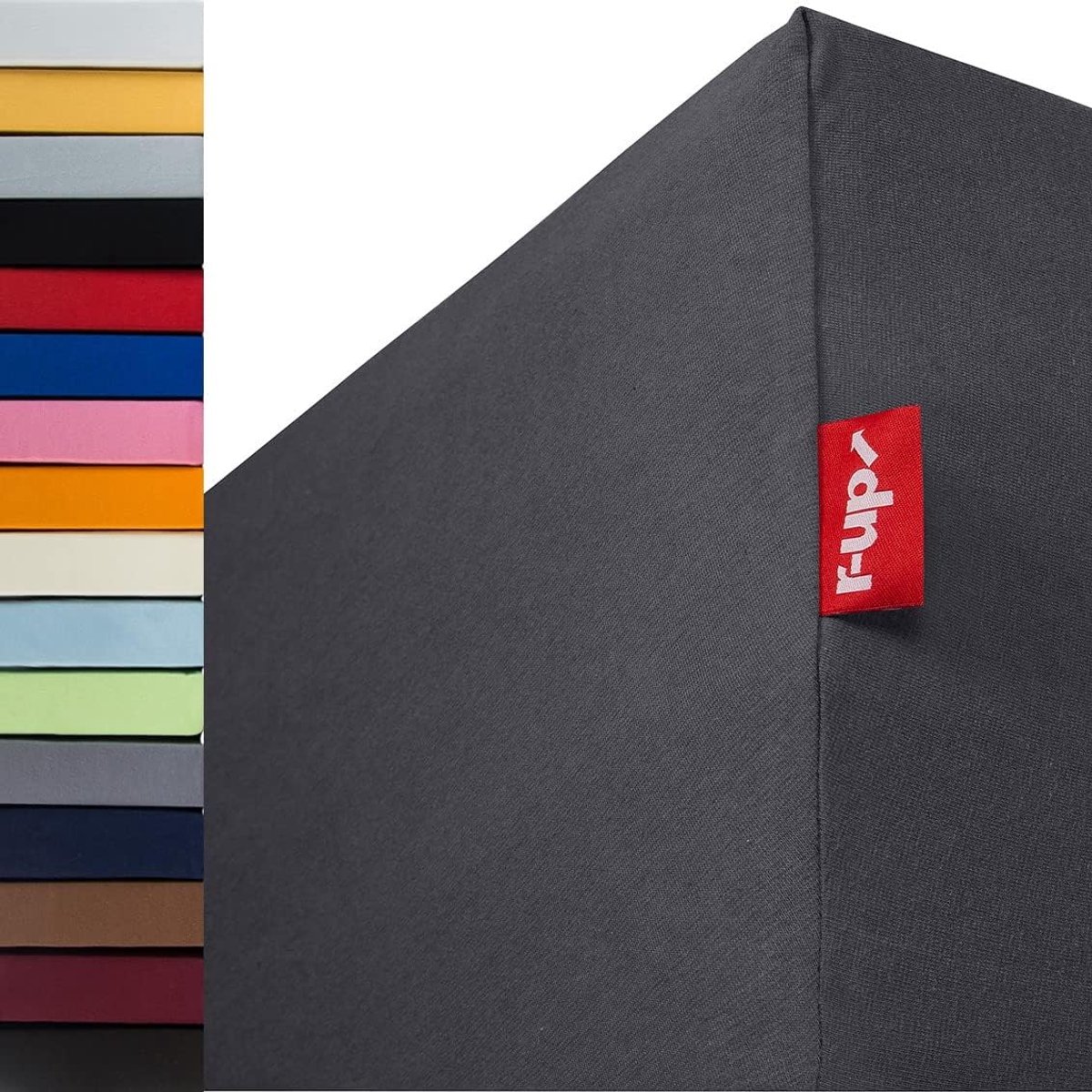 SnelShoppen - Fitted Sheet Dubbelpack 140x200-160x220cm tot 35cm Hoog - 95% Katoen, Elastisch, Veel Kleuren, Perfect voor Boxspring en Waterbed