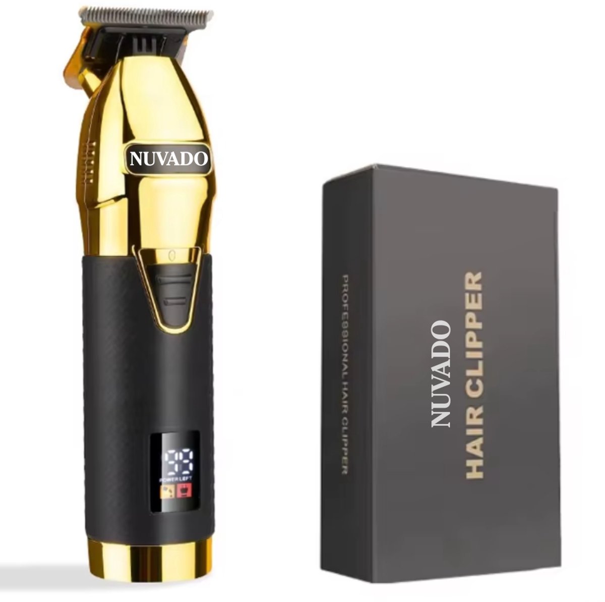 YASATI Baardtrimmer – Goud– Precisietrimmer met 1.5–9 mm Opzetkammen – Draadloos & USB-oplaadbaar - 4u Gebruiksduur - Pijnloos