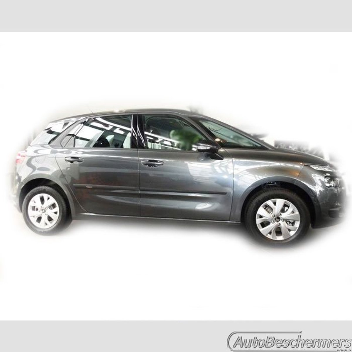Stootlijsten set zwart voor Citroen C4 Picasso 06.2013-. De stootstrips zijn zelfklevend. Set a 4 stuks (#1416)