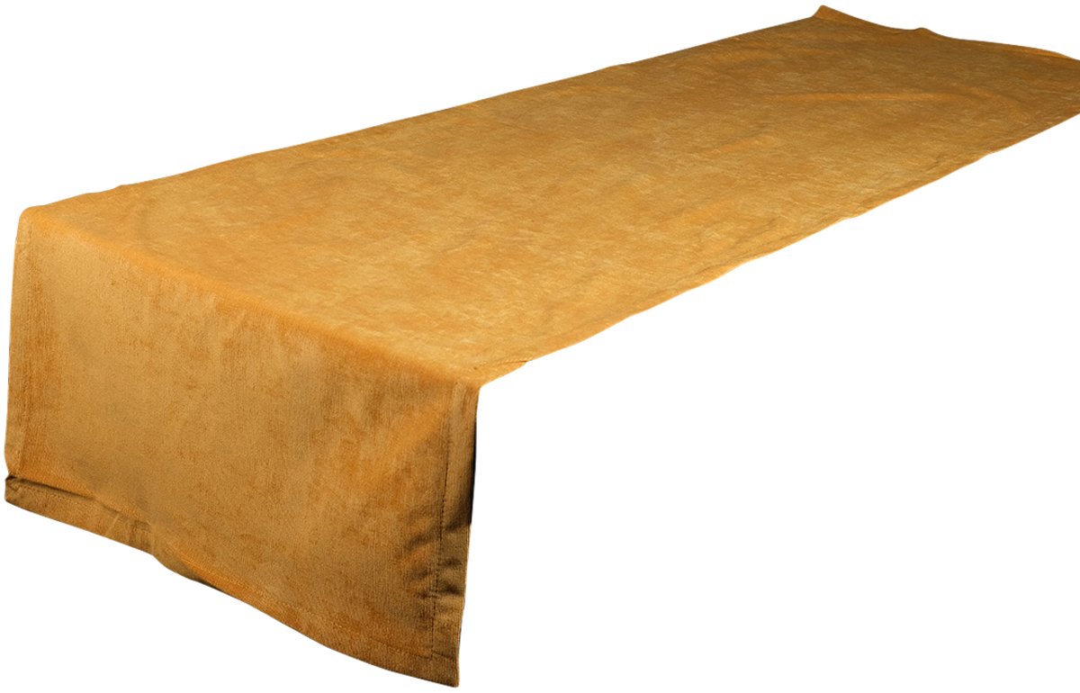 Luciano Tafelloper geel 42x125cm
