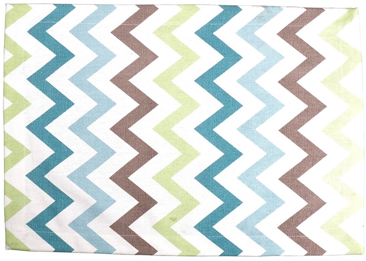 Multi Zigzag Placemat Porcela 35x50cm
