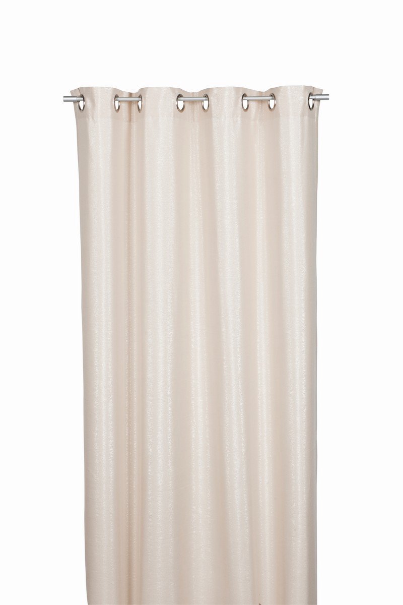 Sparkle gordijn beige 140x260cm (8 rings)