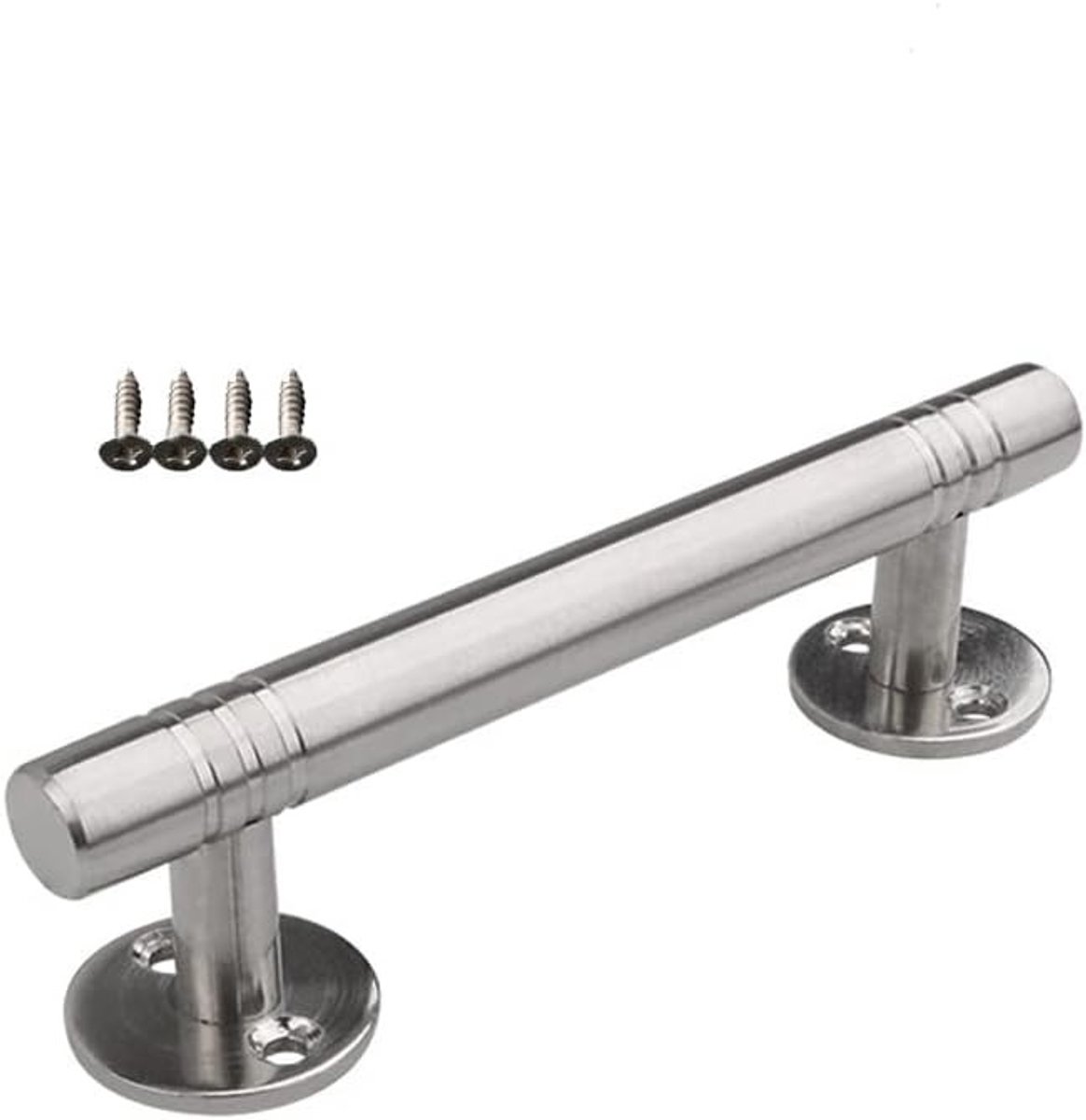 Robuuste RVS T-Bar Deurgrepen voor Meubels - Kastknoppen en Handgrepen voor Keuken, Badkamer en Slaapkamer - Inclusief Schroeven voor Eenvoudige Montage (90mm/3.54" Gatafstand)