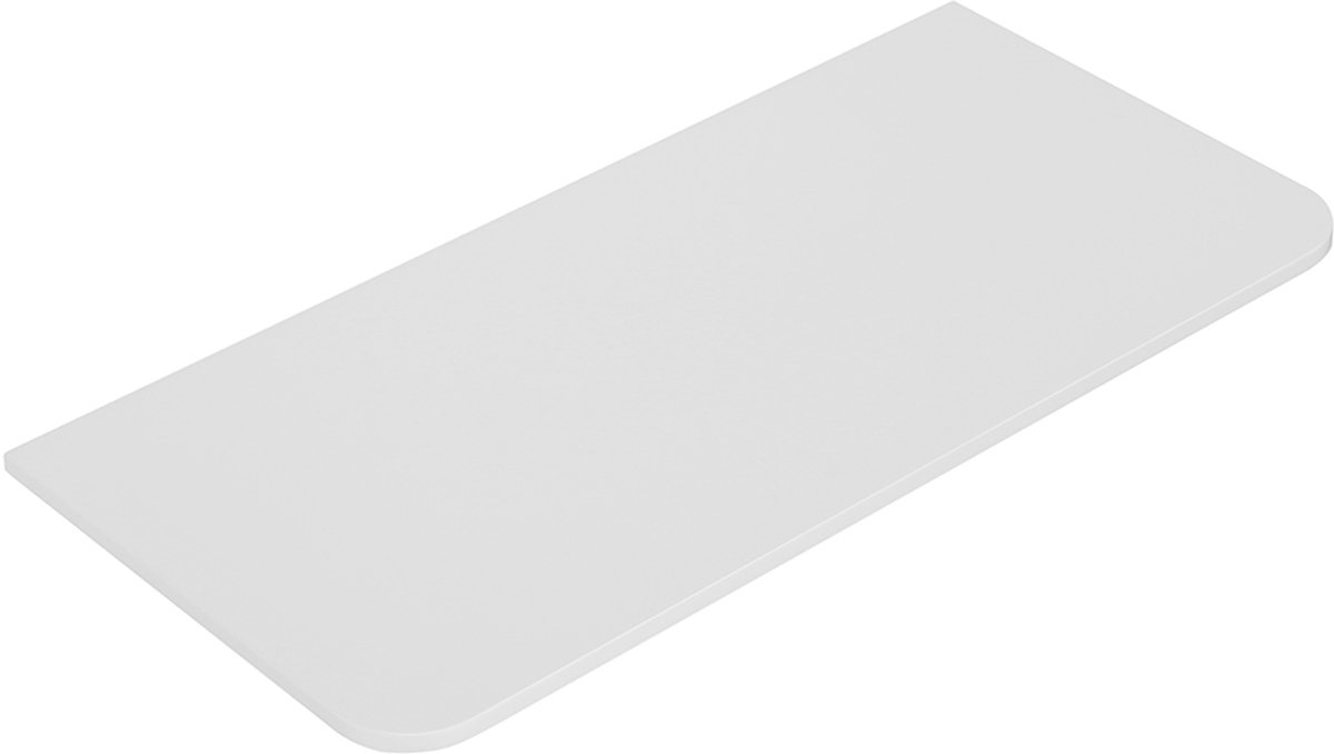 Wiesbaden Novira Topblad Afgeronde Hoeken - 120x48cm - Mat Wit