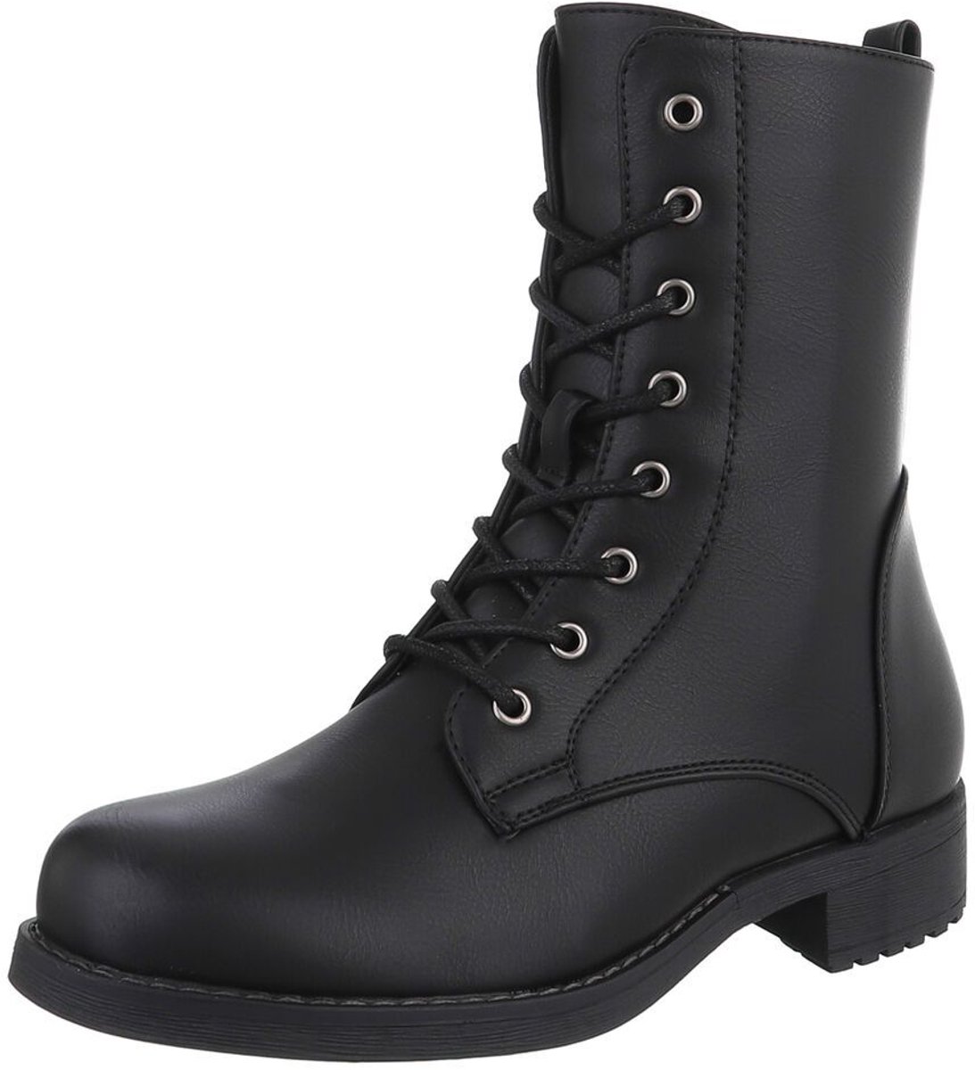 Veterboots met vetersluiting - dames Mt:36