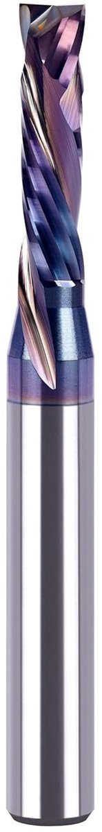 SnelShoppen - Spiral Groove Cutter 8 mm Shank, Compressie 6 mm Snijdiameter, 24 mm Snijlengte, CNC Frees voor Houtbewerking, VHM Frees, Houtfrezen