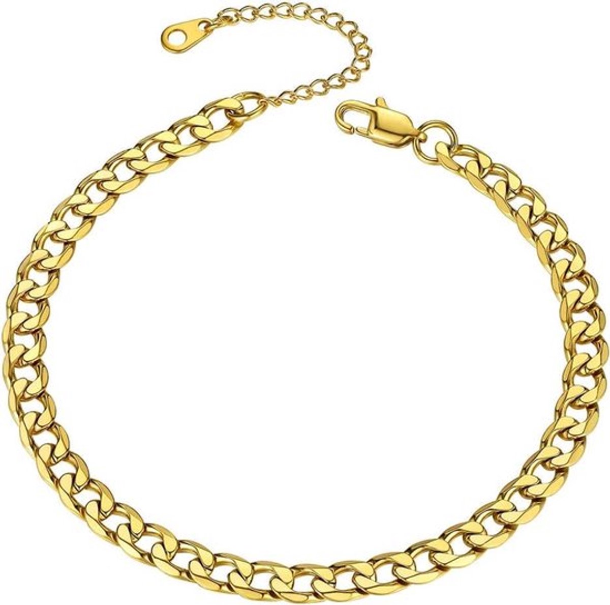 Enkelarmbanden voor dames en meisjes | Roestvrij stalen enkelkettingen | Verstelbare gouden enkelbanden | Zomersandalen accessoires