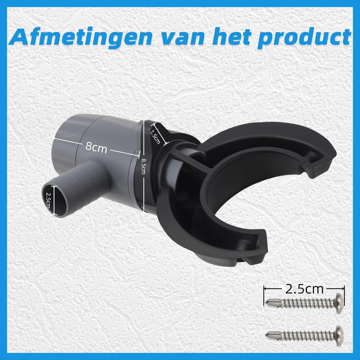 SnelShoppen - Regenwatercollector voor 70-100 mm Regenafvoeren - Efficiënt Regenwater Opslagsysteem voor 50-300 Liter Tanks - Blad- en Vuilbescherming
