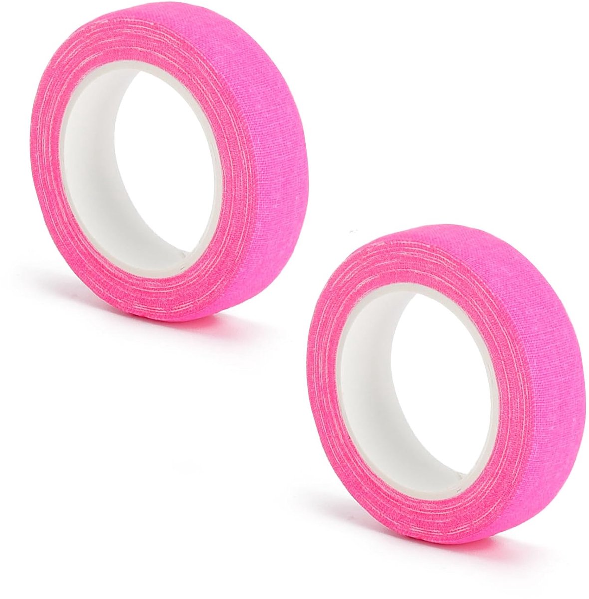SnelShoppen - Set van 2 Rollen Neon Plakband - 1,5 cm x 5 m - Felle Roze UV Plakband - Sterke Hechting - Geen Resten - Voor Feestdecoratie, Dansstudio