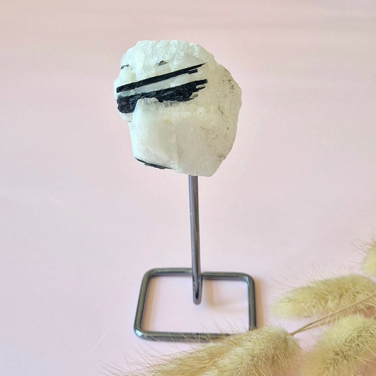 Ruwe edelsteen op standaard – ca. 12cm | Meerdere steensoorten