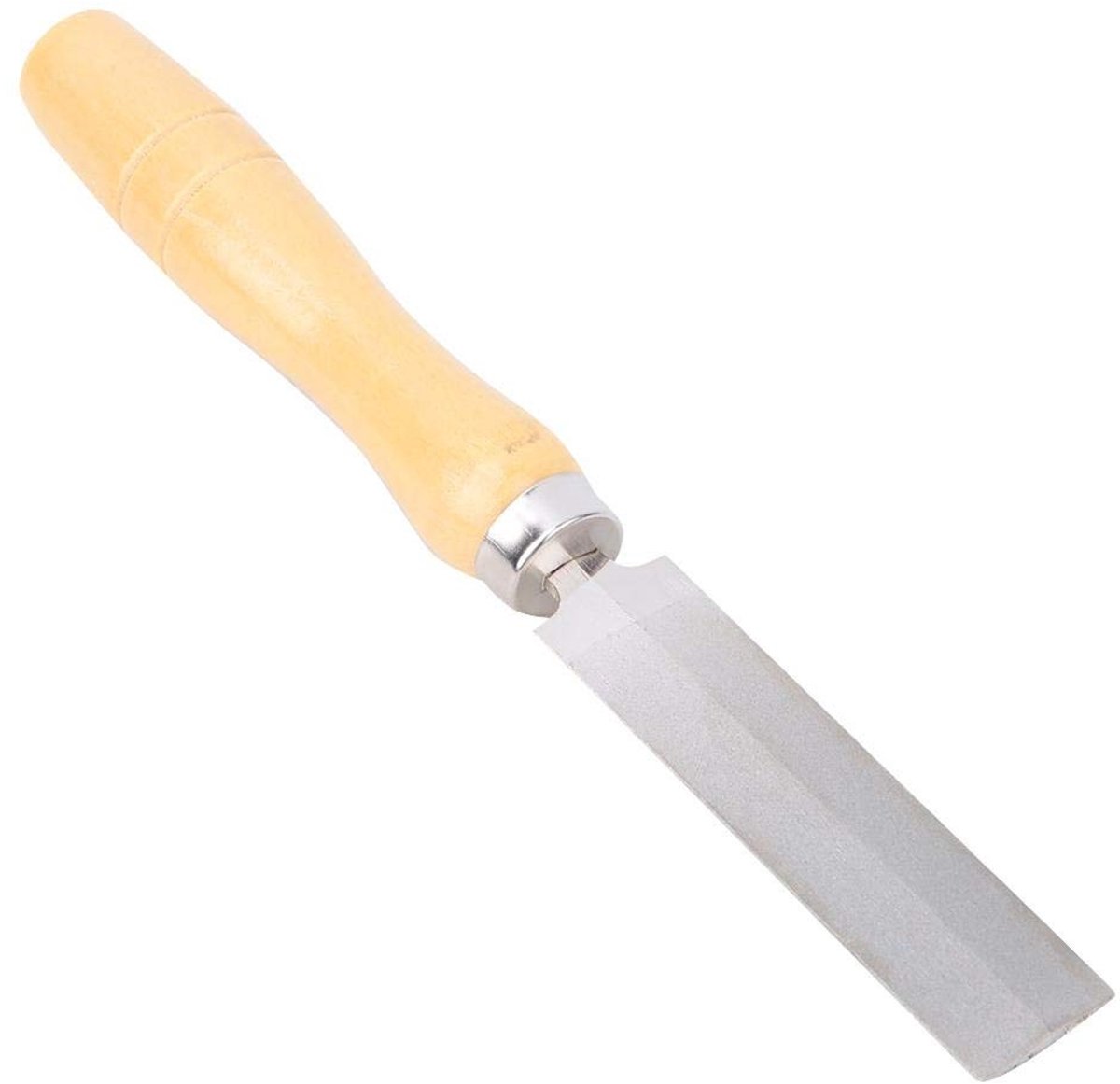 Diamantvijl met Houten Handvat voor Metaalbewerking, Houtbewerking, Glas en Keramiek (7.5cm)