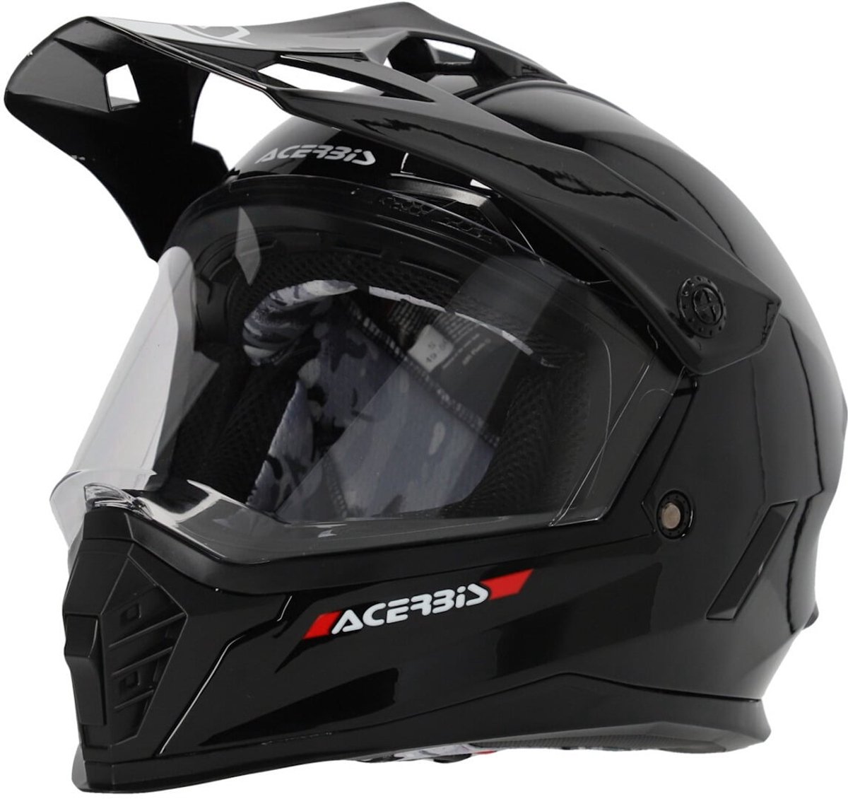 Acerbis Rider Junior Solid Zwart Kinder Crosshelm - Helm