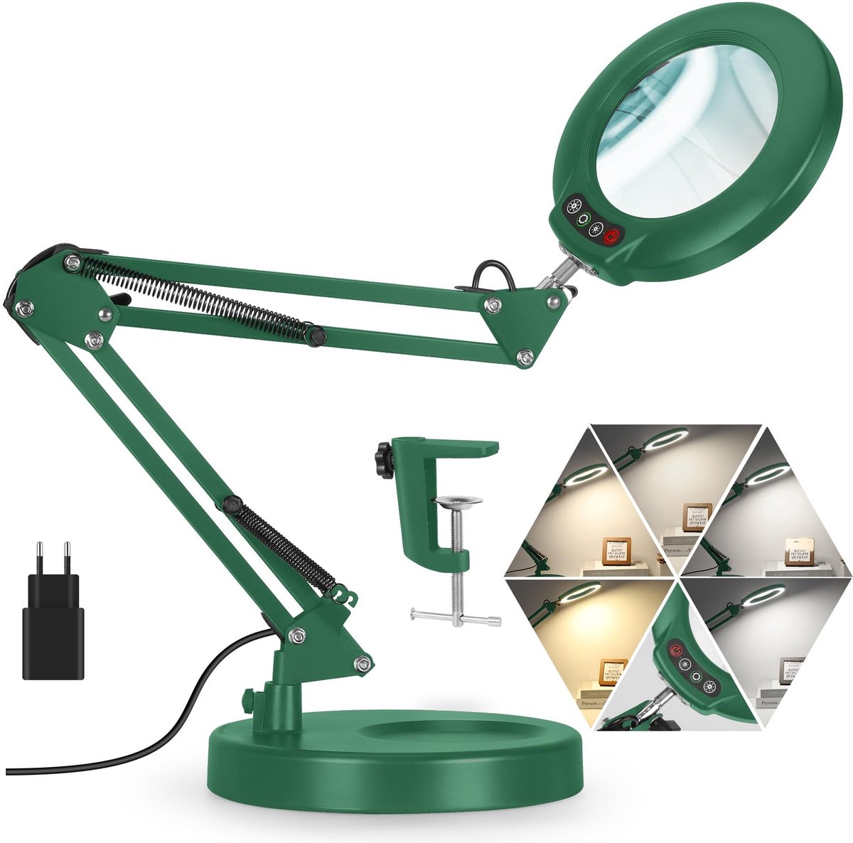 Omgoods - Vergrootglas met Standaard - 12x Vergroting