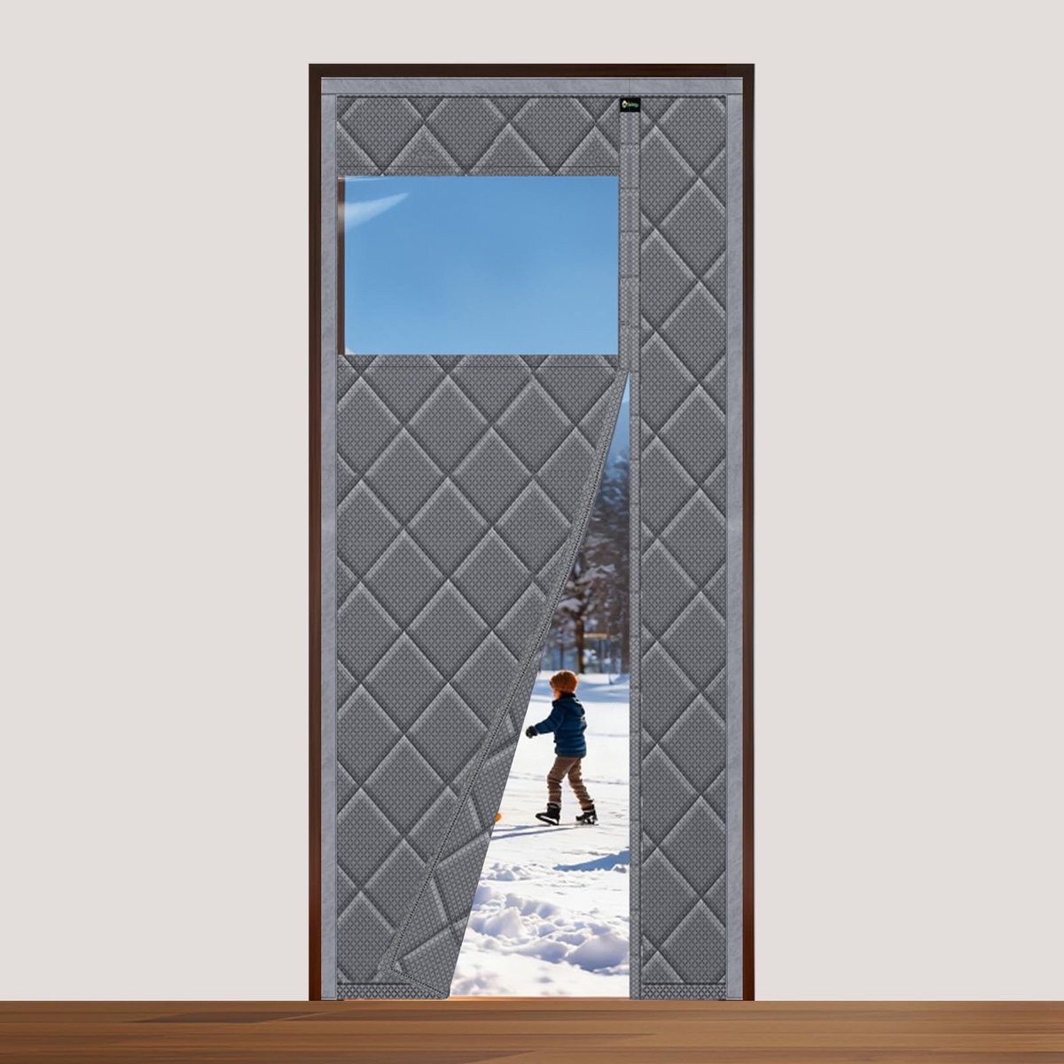 Omgoods - Magnetische Thermische Deurgordijn - 90 x 210 cm, Koude- en Warmtebescherming