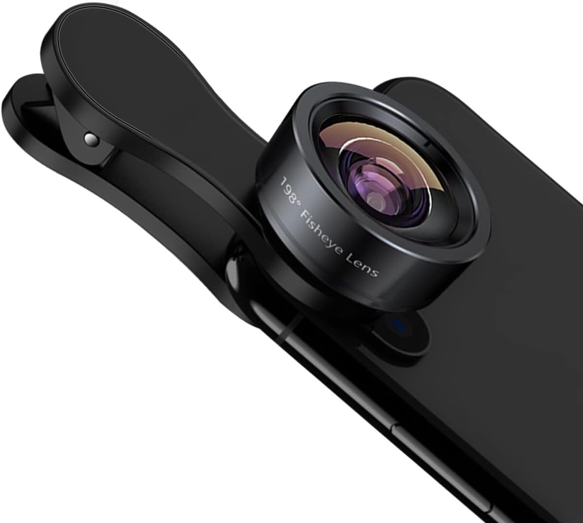 Fisheye Lens 198° Fish Eye Telefoon Camera Lens Kit voor iPhone Fish Bowl Camera Lens Bijlagen voor iPhone 7 8 x xr 11 12 13 pro max Samsung Smartphone