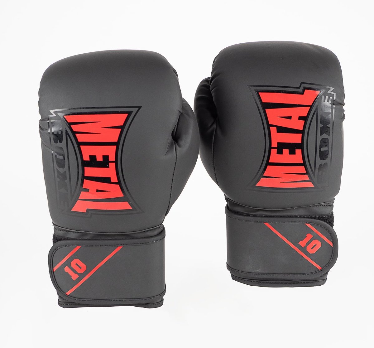 Omgoods - Start Bokshandschoenen - Voor Beginners, Zwart/Rood