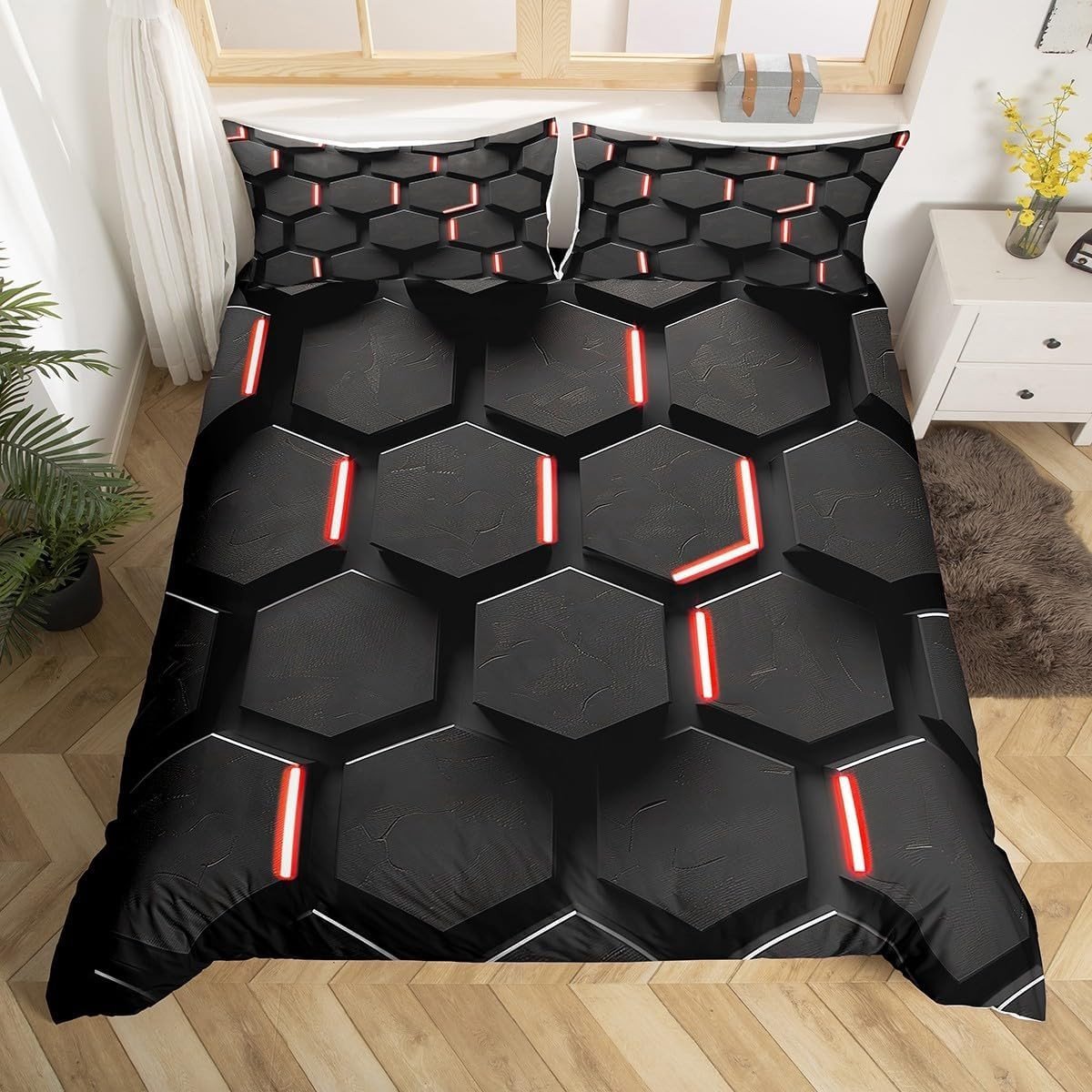 Omgoods - Motorfiets Beddenset voor Extreme Sportliefhebbers, Microvezel