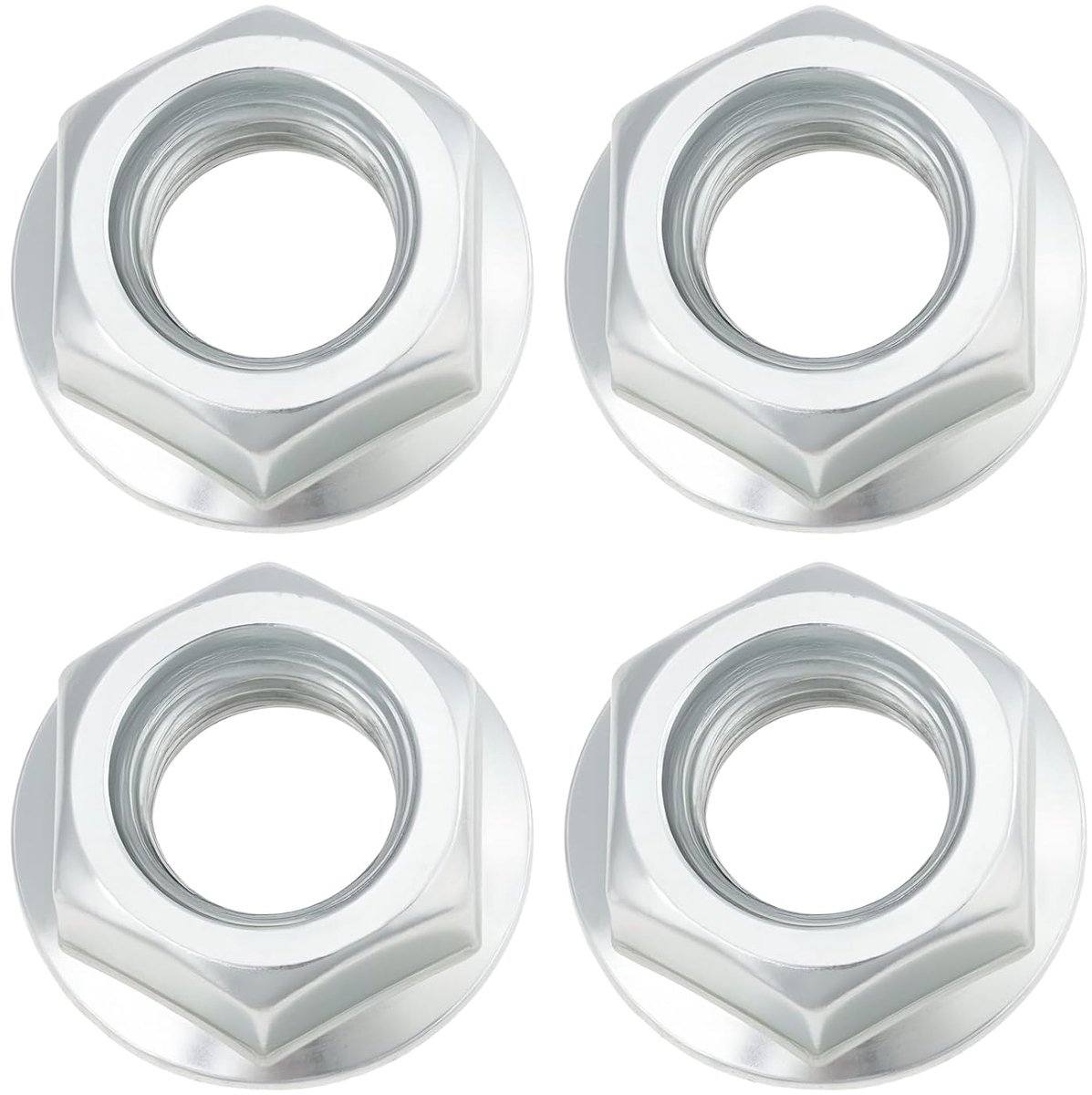 4x M14 Zink Vliegwiel Flens Moer 90201-878-003 Compatibel met Honda GX160 GX200 5.5HP 6.5HP Motoren