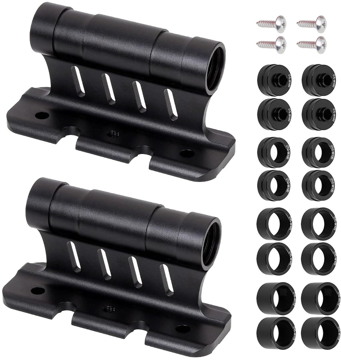 Omgoods- Fietsvorkbevestiging Aluminiumlegering - Multifunctioneel Accessoire - Snelsluiting - Roestbestendig - Compact - Veilig Monteren - Fietshouder