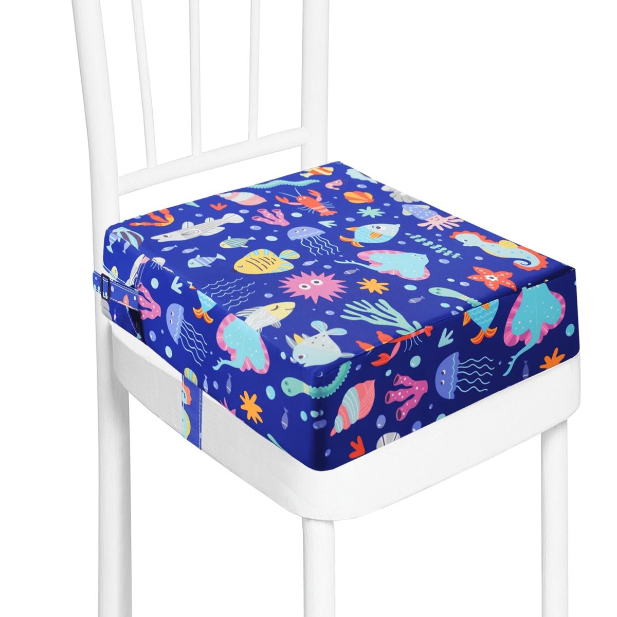 Omgoods - Verwijderbare Booster Stoel voor Peuters - Verhoogd Kussen - Blauw
