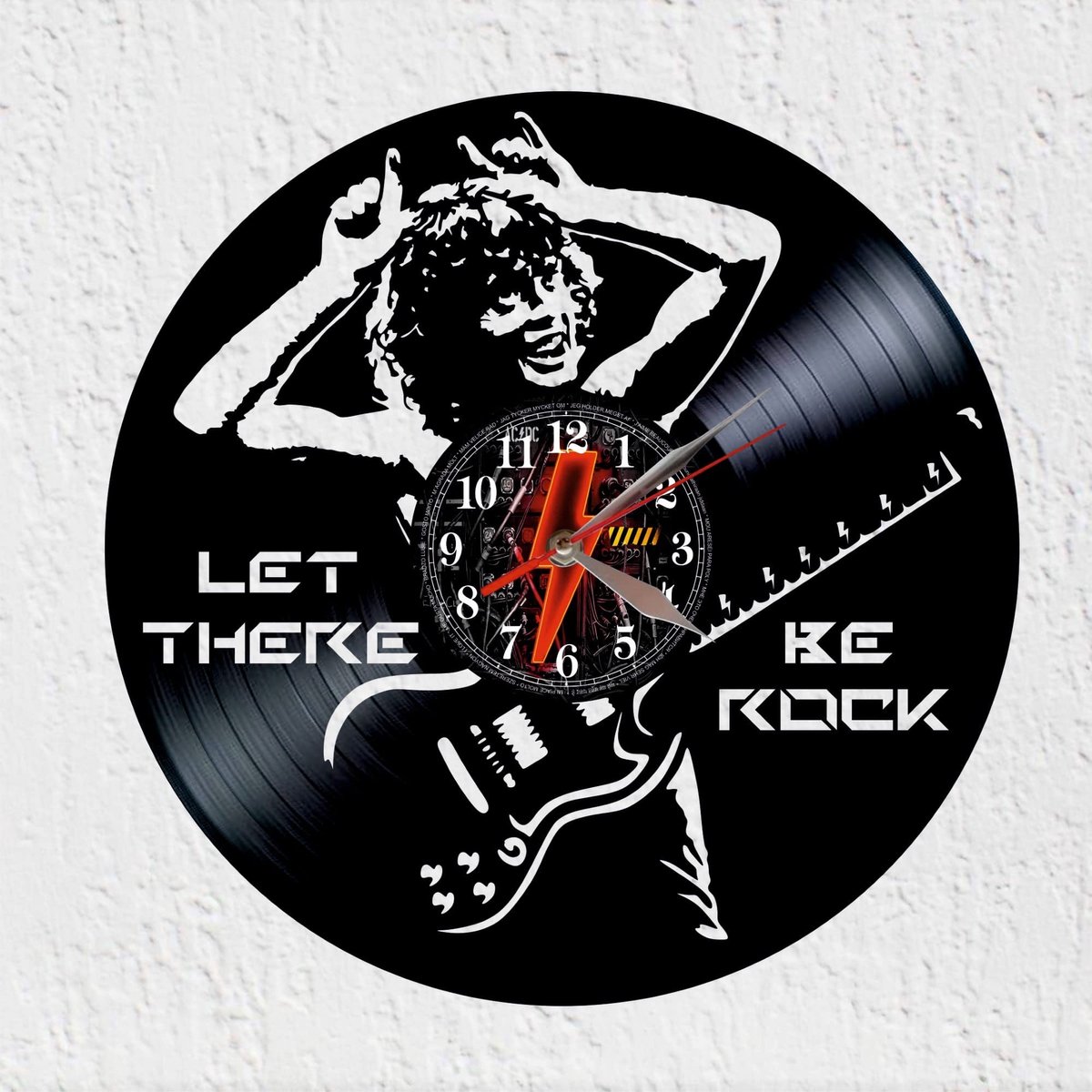 Omgoods - Vinyl Record Wandklok - Unieke Klok voor Muziekliefhebbers