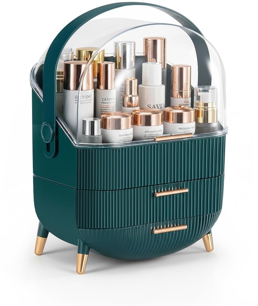 Omgoods - Transparante Make-up Organizer met Twee Niveaus