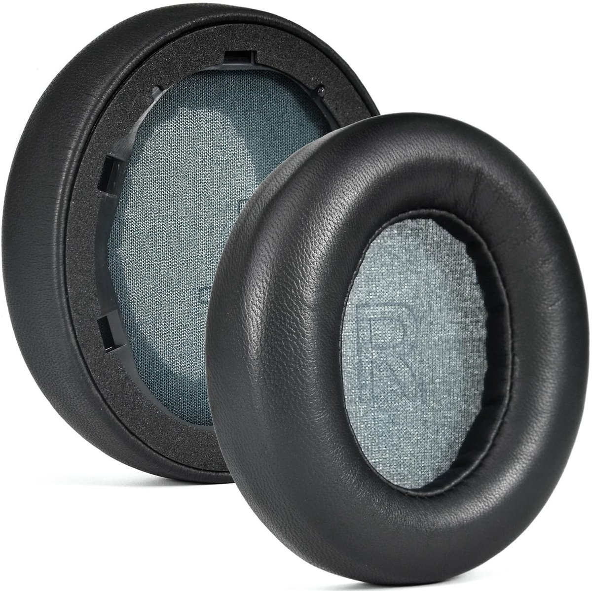 Omgoods - Vervangende Lamsleer Oorkussens voor Anker Soundcore Life Q30/Q35 Hoofdtelefoon - Zwart