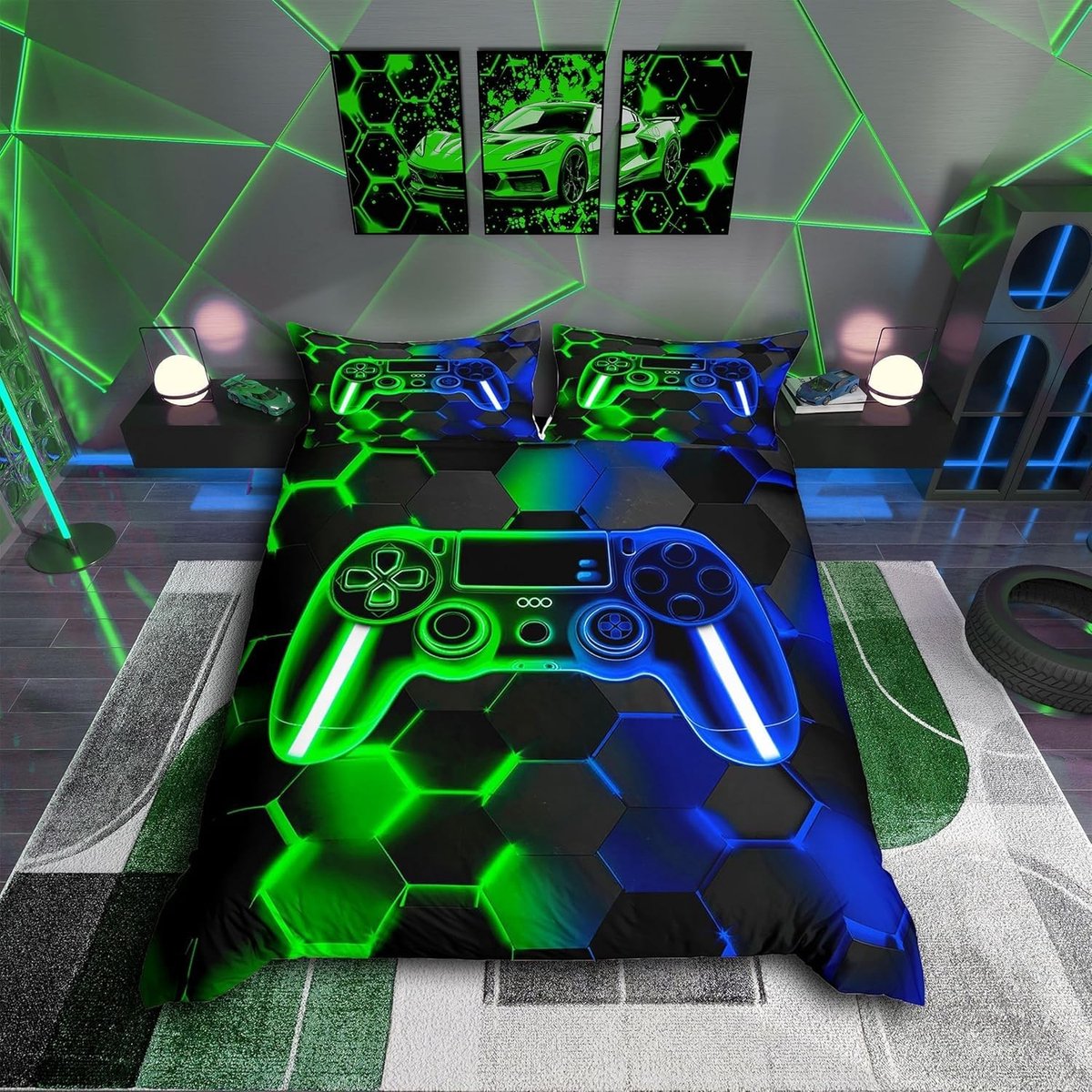 Omgoods - Gamer Dekbedovertrekset voor Kinderen met Gamepad Design