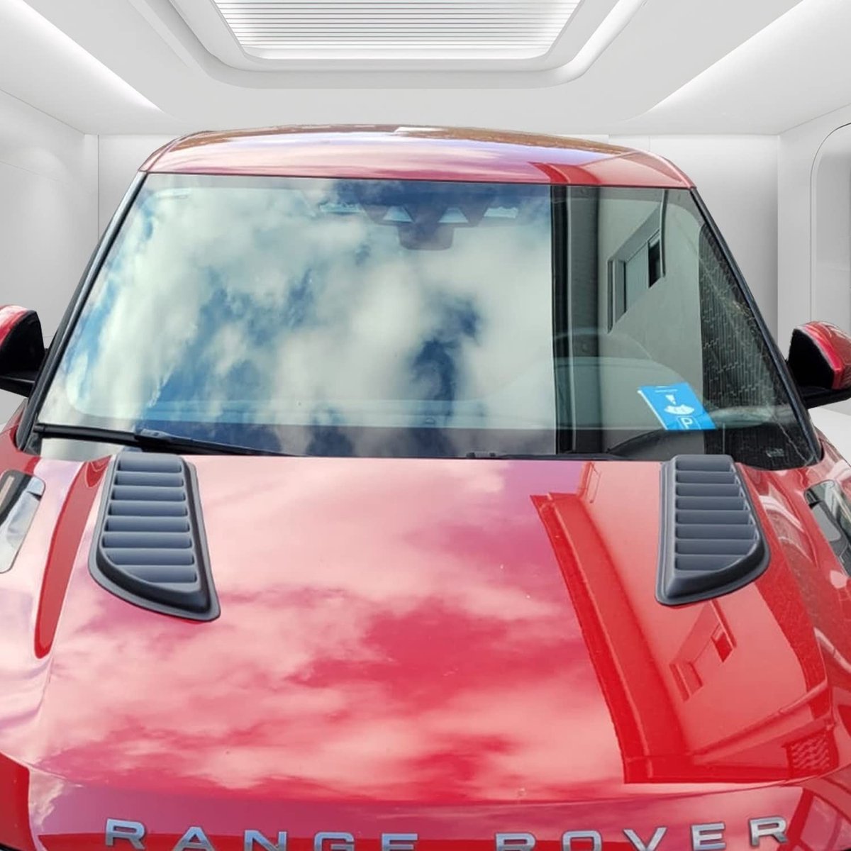 Omgoods - Motorkappen Ventilatie Decoratieve Afdekking voor Land Rover Range Rover Velar