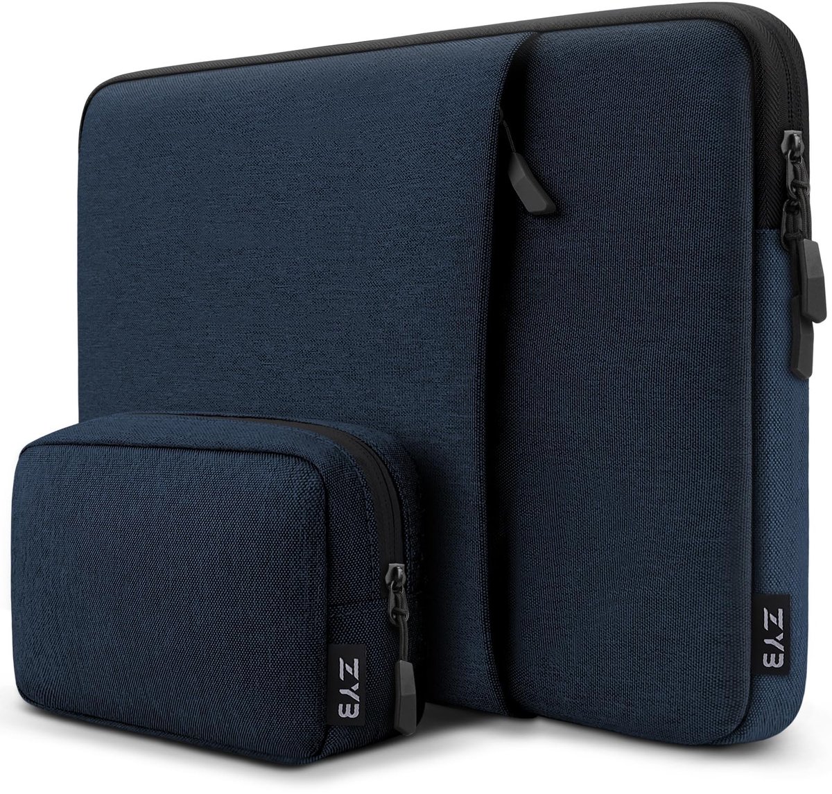 Omgoods - 15.6" Laptop Sleeve met Accessoire Bag en Schokbestendig Ontwerp