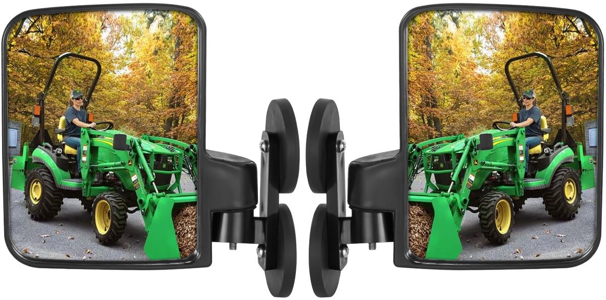 Omgoods - Sterke Magnetische Tractor Spiegels - Geschikt voor Kubota en John Deere