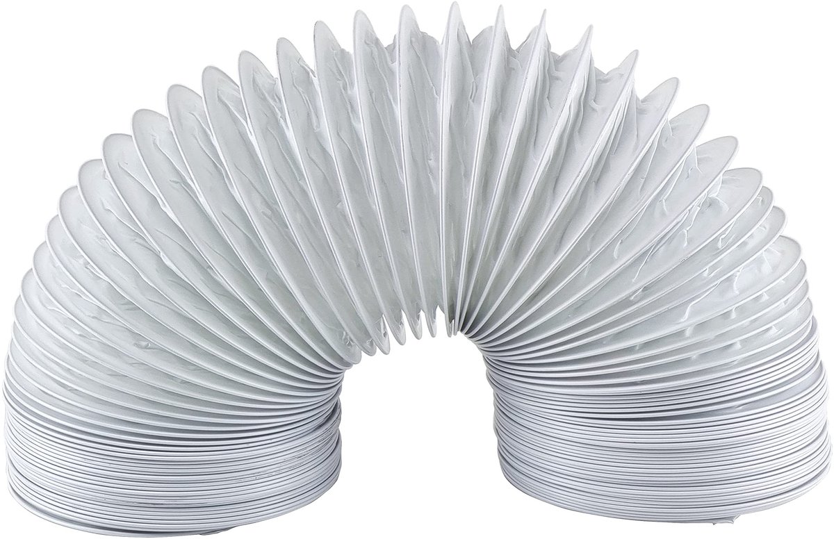 Omgoods - Flexibele Afvoerslang 80 mm / 6 m - PVC voor Afzuigkappen en Airconditioning