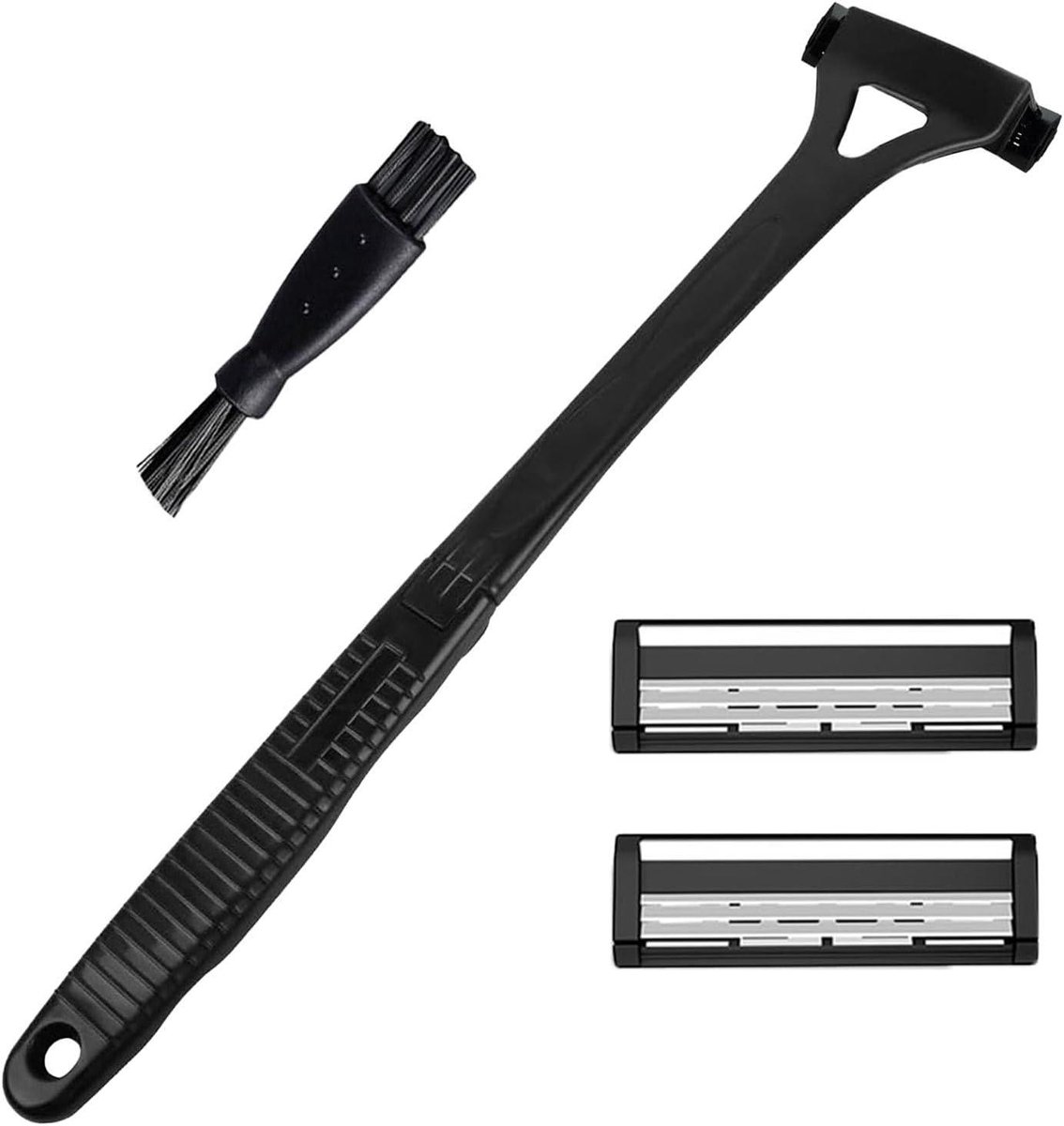 Rugscheerapparaat voor mannen - Lichaamstrimmer Heren - Lichaamsverzorging - Triple-Cutter Systeem - 45 cm uitgevouwen - Zwart