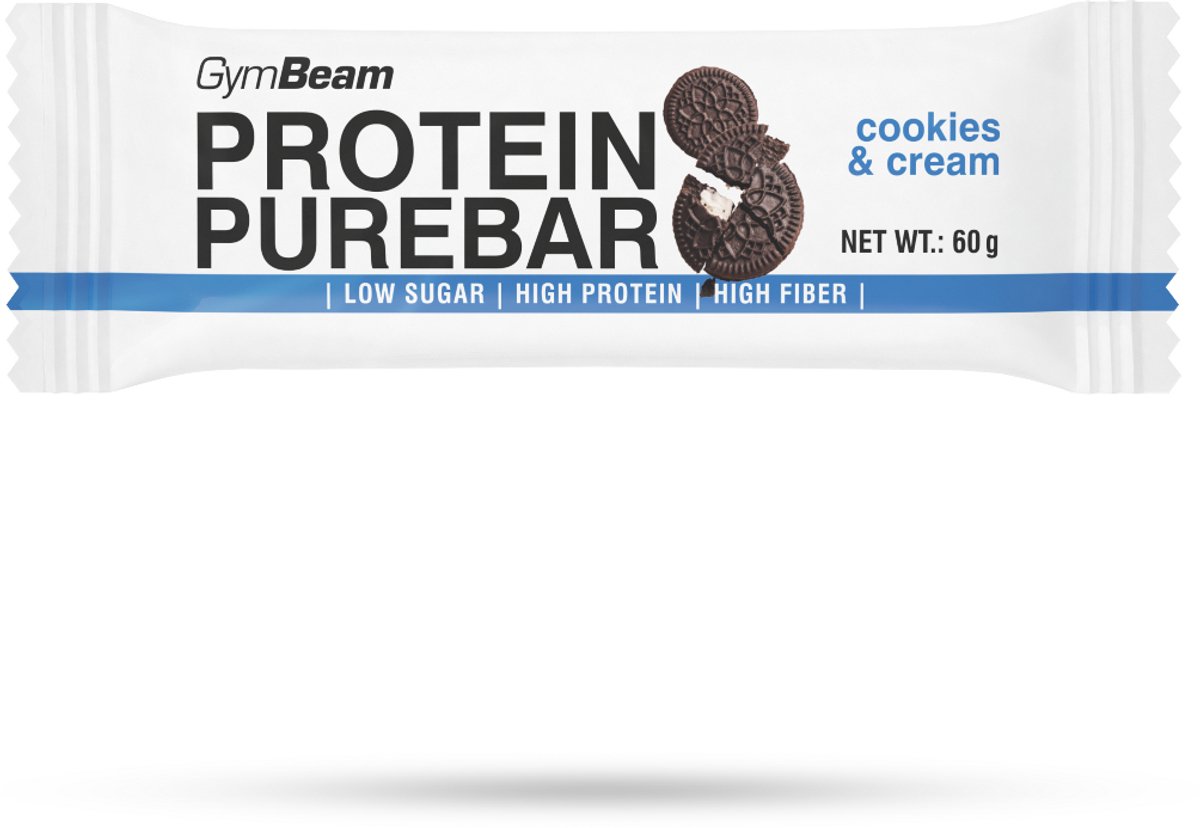 GymBeam Eiwit PureBar 60 g koekjes & room