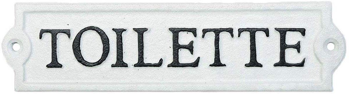 Omgoods - Cast Iron Toiletbord - Decoratieve Badkamer Wanddecoratie