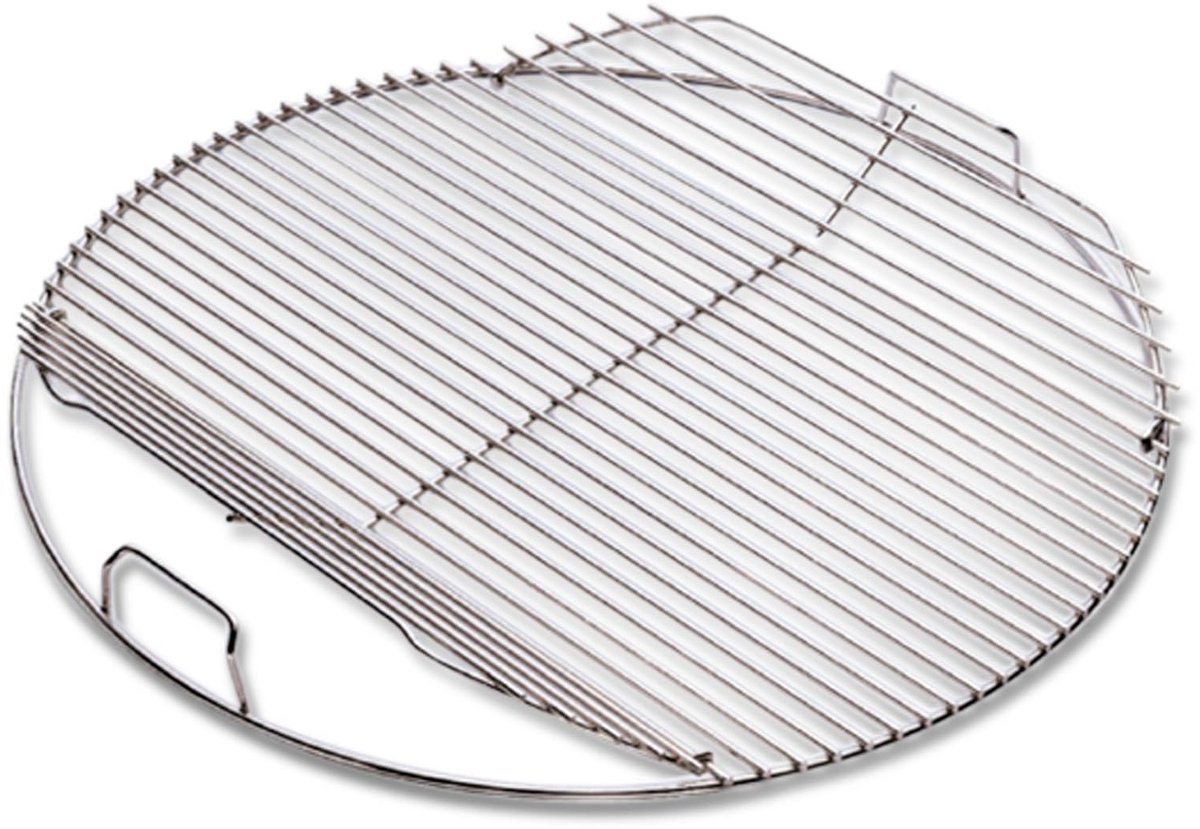Omgoods - Inklapbaar Grillrooster 47 cm van Roestvrij Staal