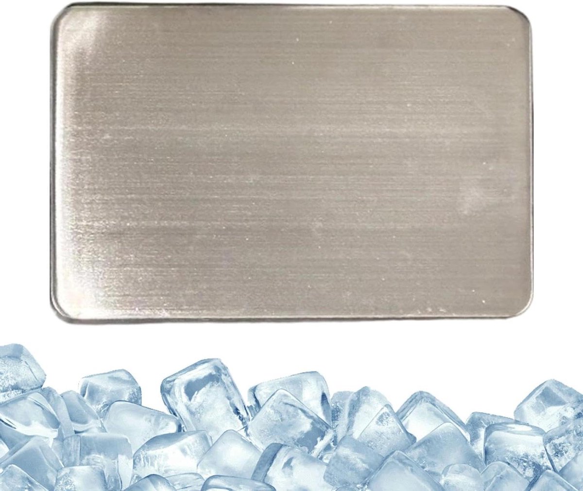 Roestvrijstalen Koelelementen - Vriespacks Koelblokjes - Voedsel Koelen - Herbruikbaar Zero-Waste - 176 x 116 x 14 cm - Zilver