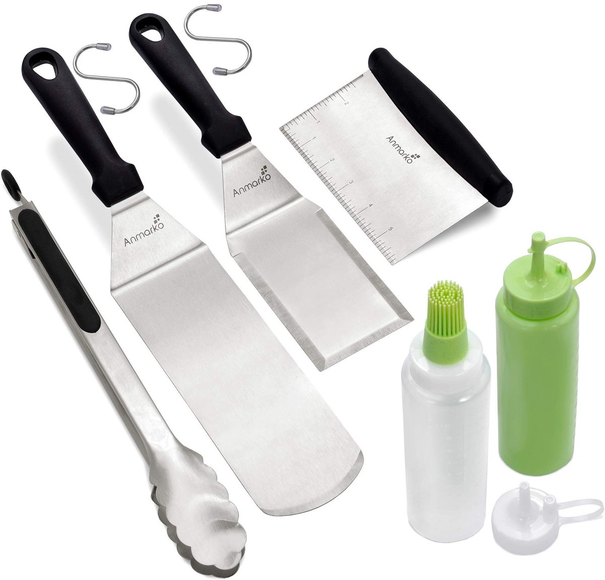 Omgoods - Professionele Spatula Set - Grill Spatula's Set van 6