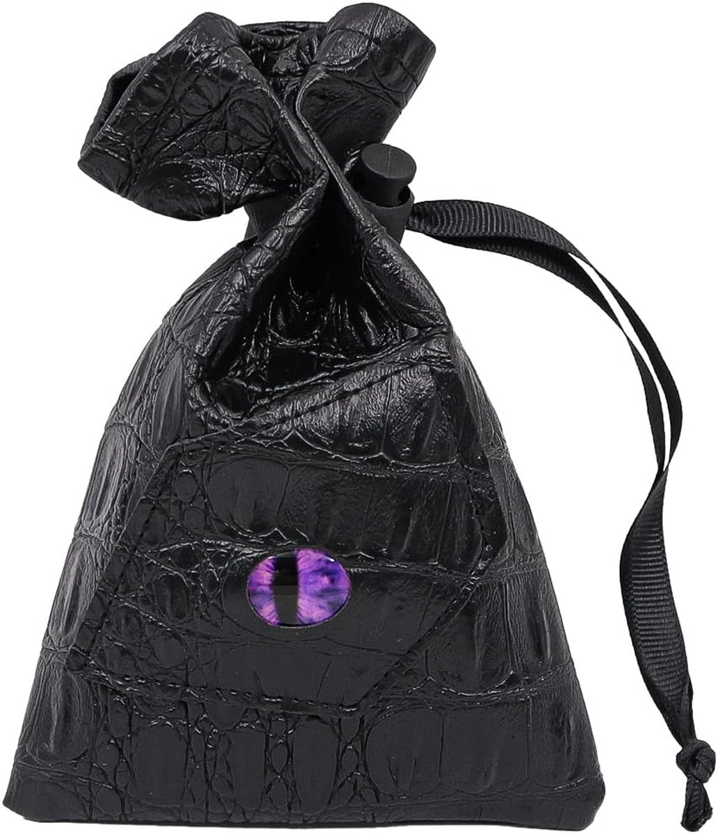 Dobbelsteen Zakje - Klein 10 x 14 cm - Met Trekkoord Sluiting - Ideaal voor Dungeons and Dragons - SnelShoppen