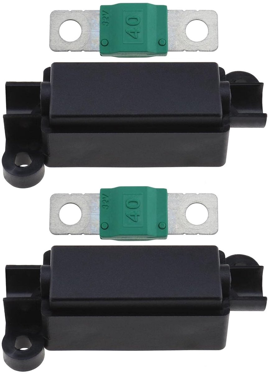 2 Stks Midi Zekeringhouders 2 Stks 40Amp Midi Zekeringen Voor Auto's
