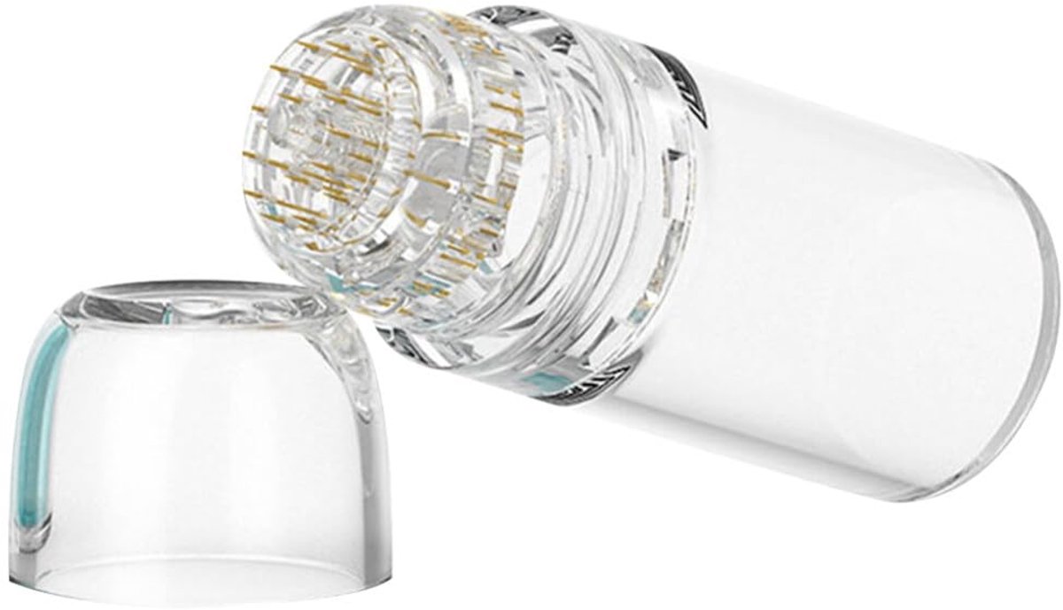 minkissy Hydra-Roller Micronaaldroller serum-applicator 20 micronaalden -applicatorfles anti-aging huidverzorging herbruikbaar 1,5 mm